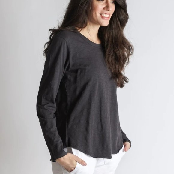 Leallo Farrah Long Sleeve Scoop Neck S - Picture 1 of 3